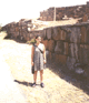 Anne at the walls of Erebuni