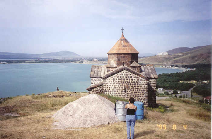 Church on Lake Sevan peninsula