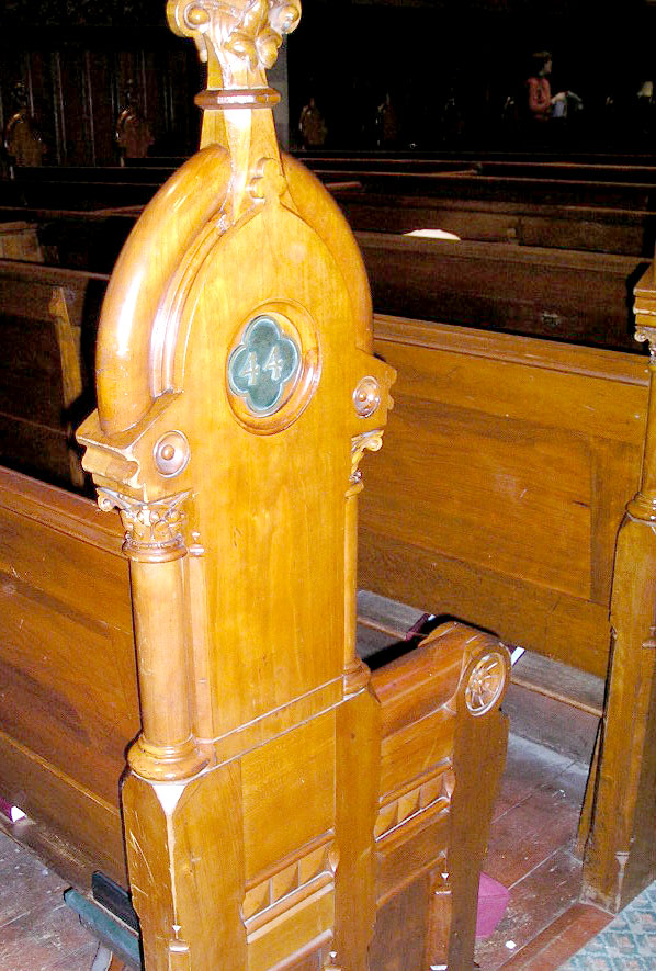 Old South Pew Detail