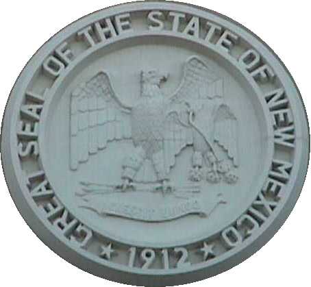 The Kansas State Seal. State Seal of New Mexico.