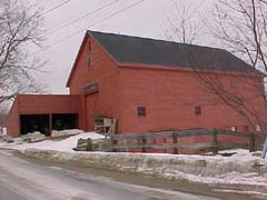 Whittier birthplace - barn