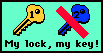 My Lock, My key logo